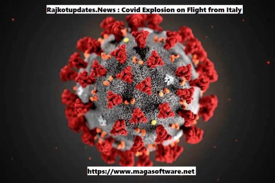 covid explosion on flight from italy